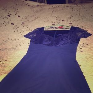A Royal blue Short dress